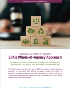 Tackling Cumulative Impacts:  EPA's Whole-of-Agency Approach