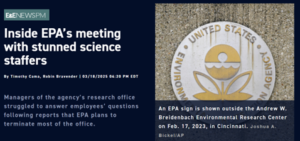 Inside EPA’s meeting with stunned science staffers