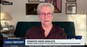 Jennifer Orme-Zavaleta on CBS New
